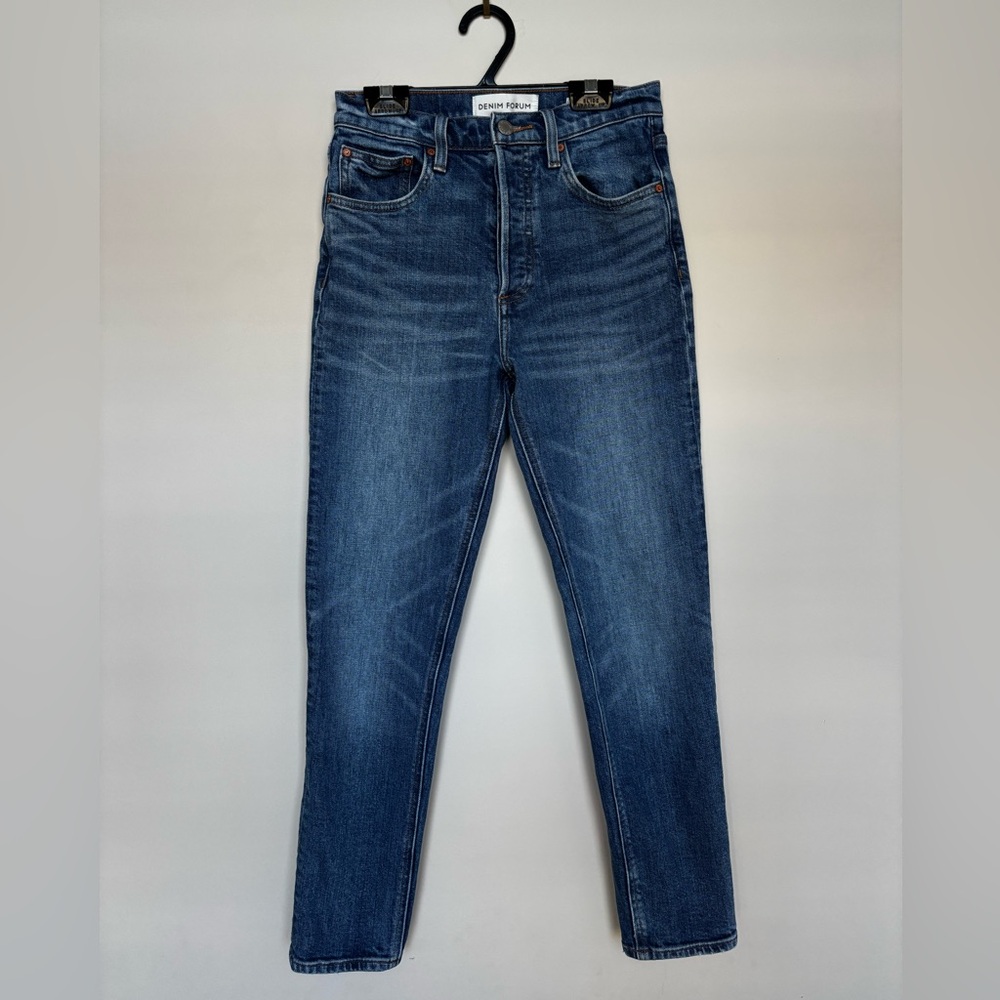 Denim Forum Yoko High Rise Slim jeans, size 25